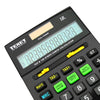 Desktop 12 Digit Dual Powered Calculator Cool Grey