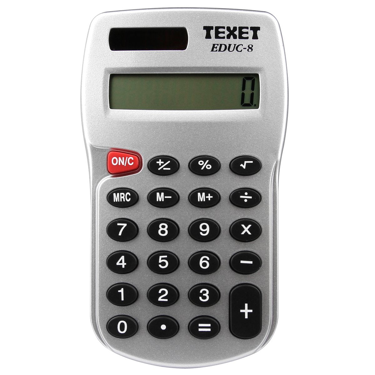 EDUC-8CC Large 8 Digit Dual Powered Pocket Calculator Class Pack, Pack of 30