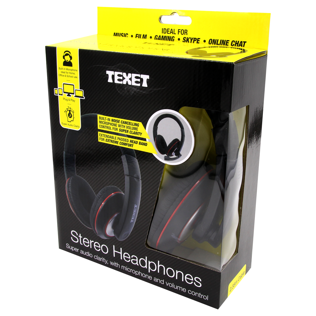 Extreme Comfort Noise Cancelling Stereo Headset