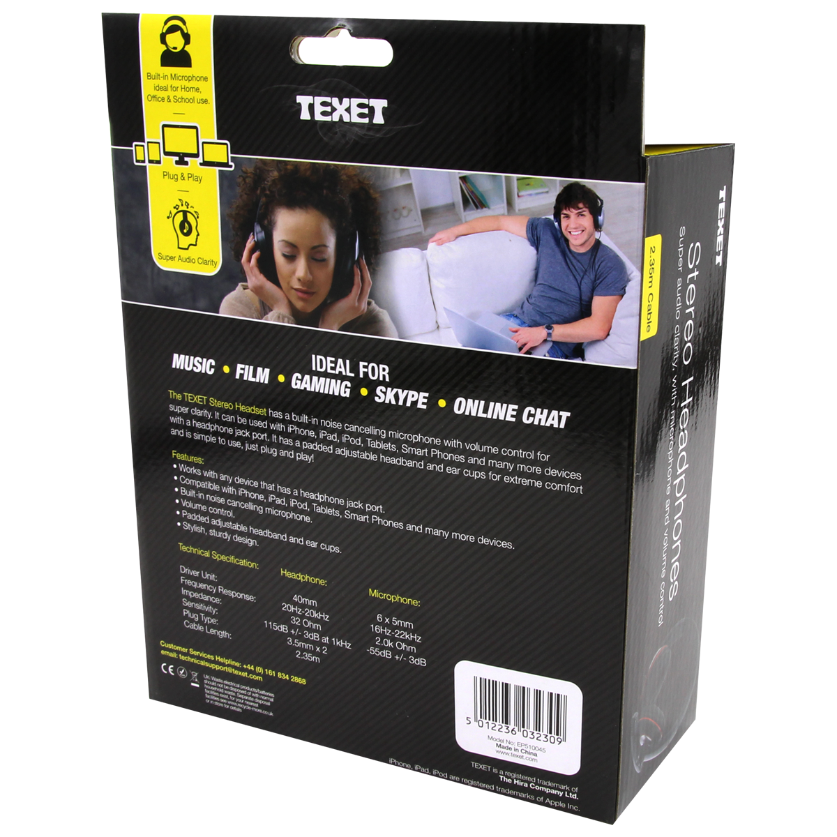 Extreme Comfort Noise Cancelling Stereo Headset