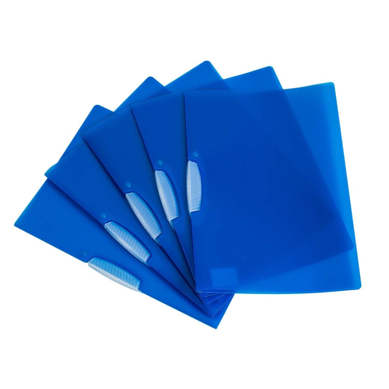 A4 Swivel Clip Folders Blue PK25