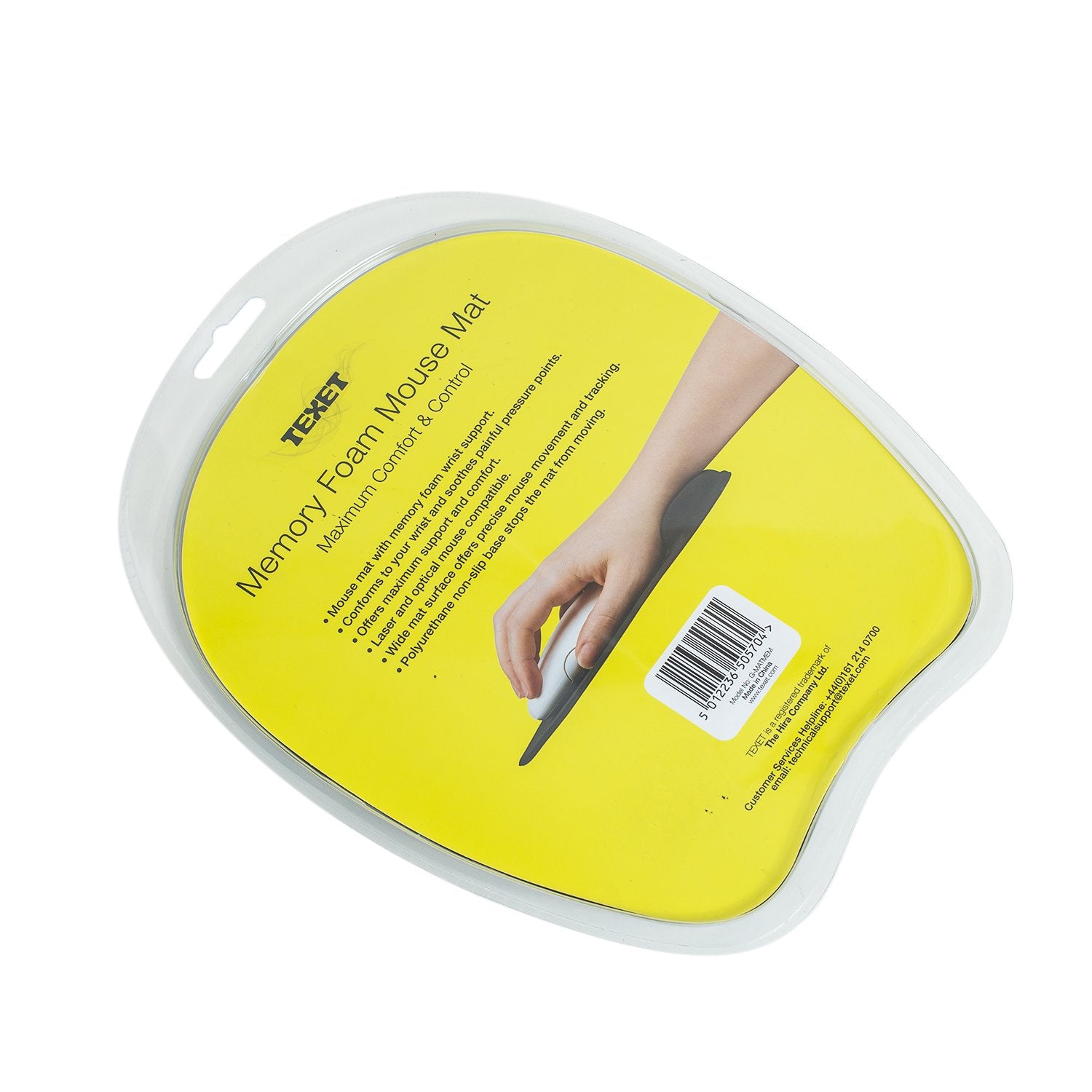 Gel Mouse Mat with Memory Foam Wrist Support