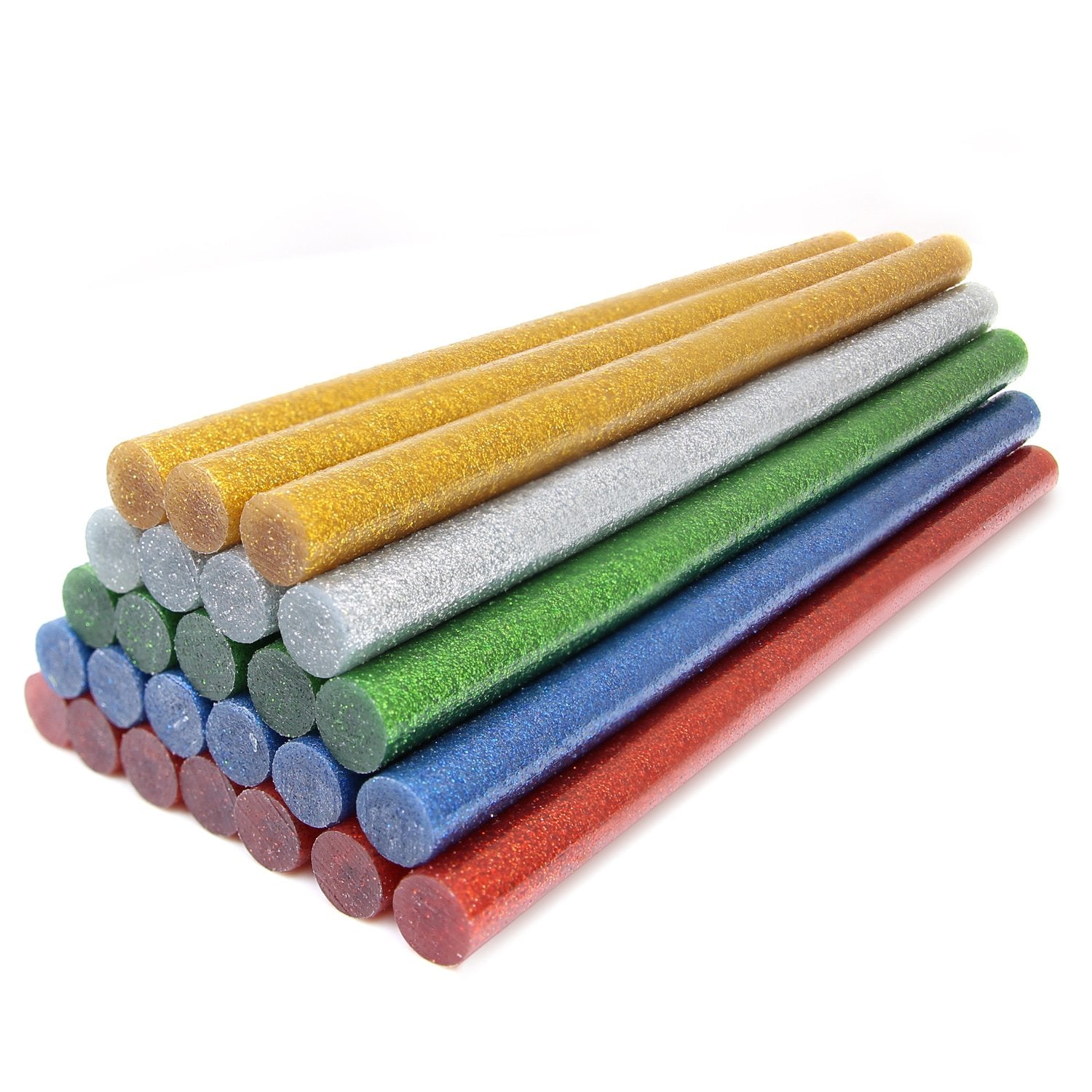 Glitter Glue Sticks Mixed Colours 200 x 11.2mm, Pack of 200