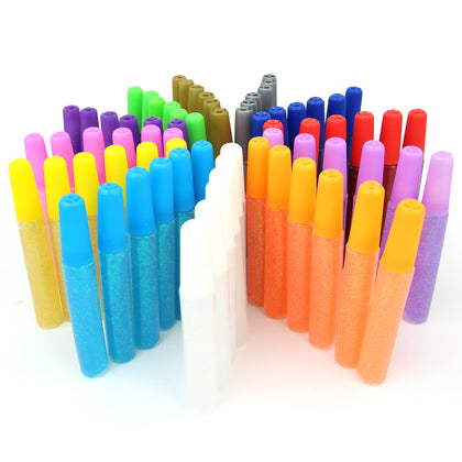 Pen Glitter Glue Tubes Assorted 10ml PK72