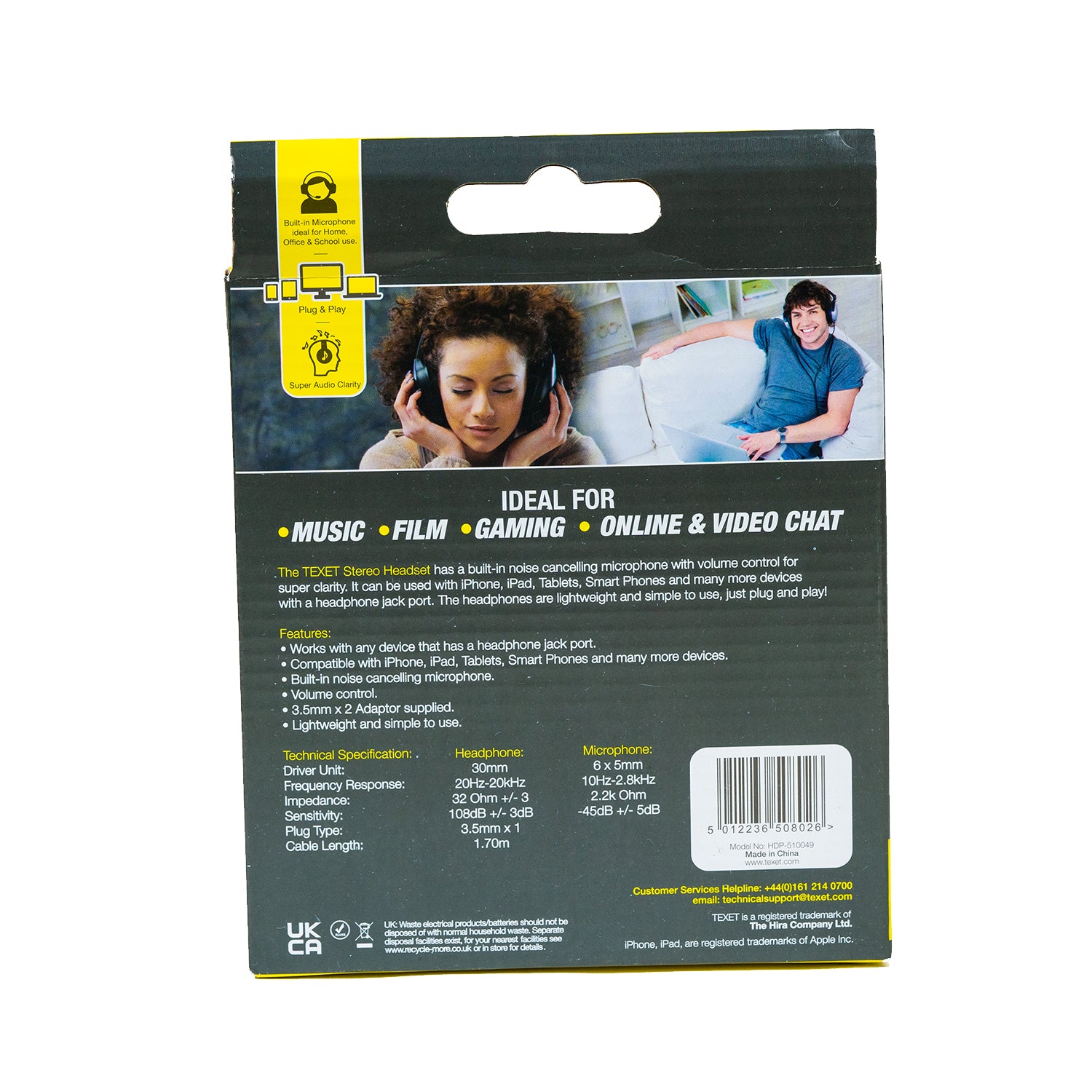 Computer Headset Noise Cancelling Microphone