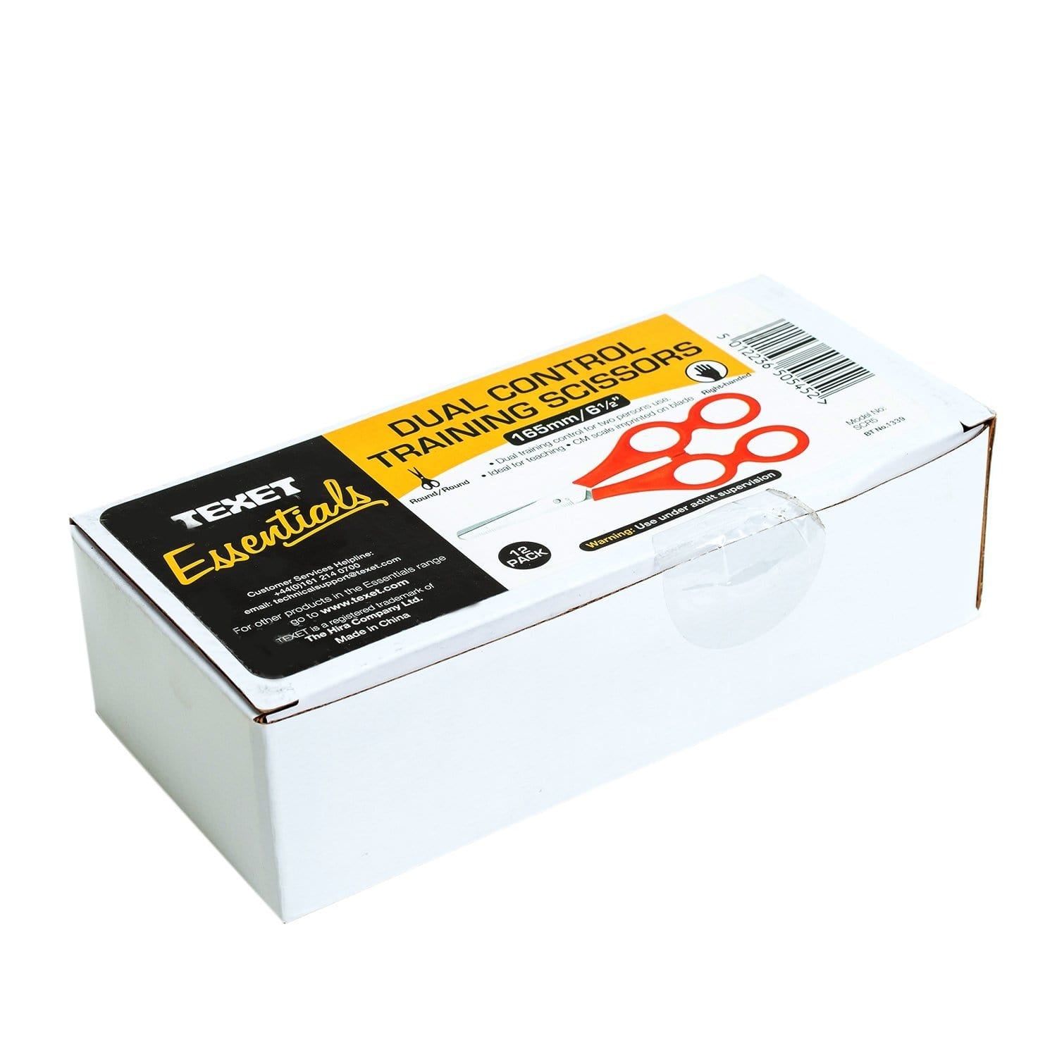 Right Hand Training Scissors Double Bow Pack 12