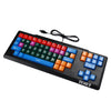 Wired Multi Colour Large Key Keyboard