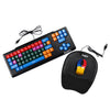 Wired Multi Colour Large Key Keyboard