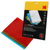 A4 150 mcn Pack 12 Assorted Coloured Laminating Pouches