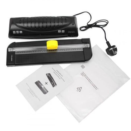 A4 Laminator, A4 Paper Trimmer and Assorted Pouches