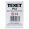 Blank Both Sides Playing Teaching Instructional Cards Pack of 200