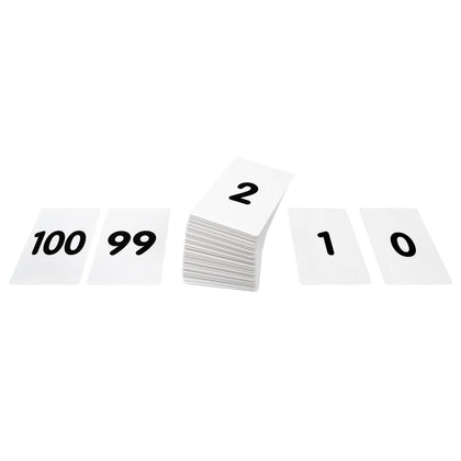 Playing Cards Numbered 0-100