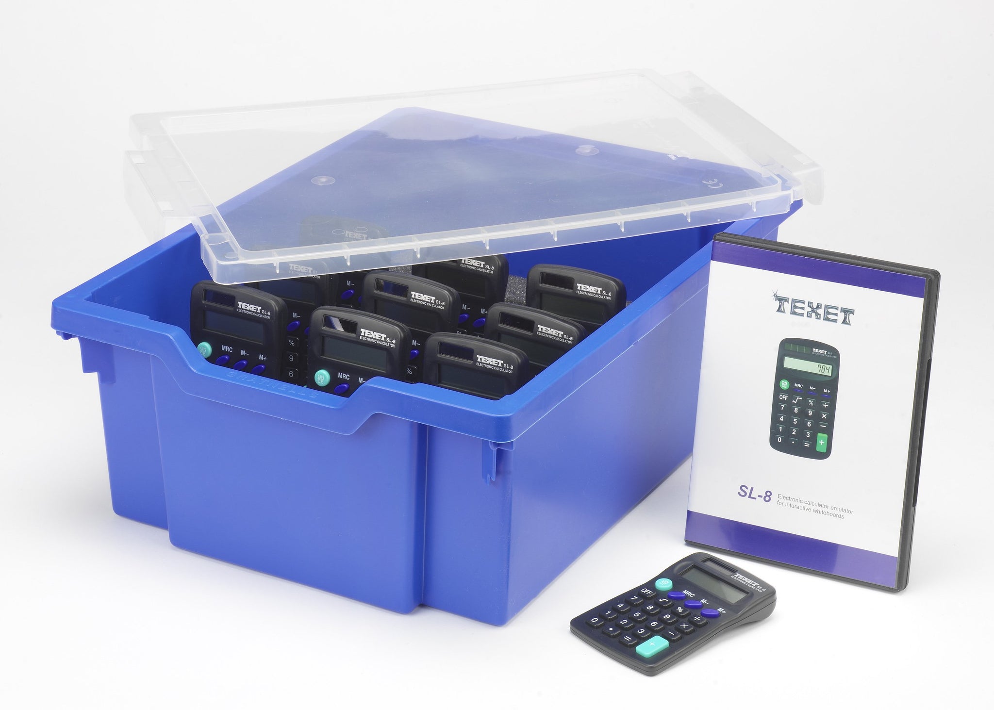 SL8CC 8 Digit Dual Powered Pocket Calculator, Pack of 30 *Made to order Call Us Now*