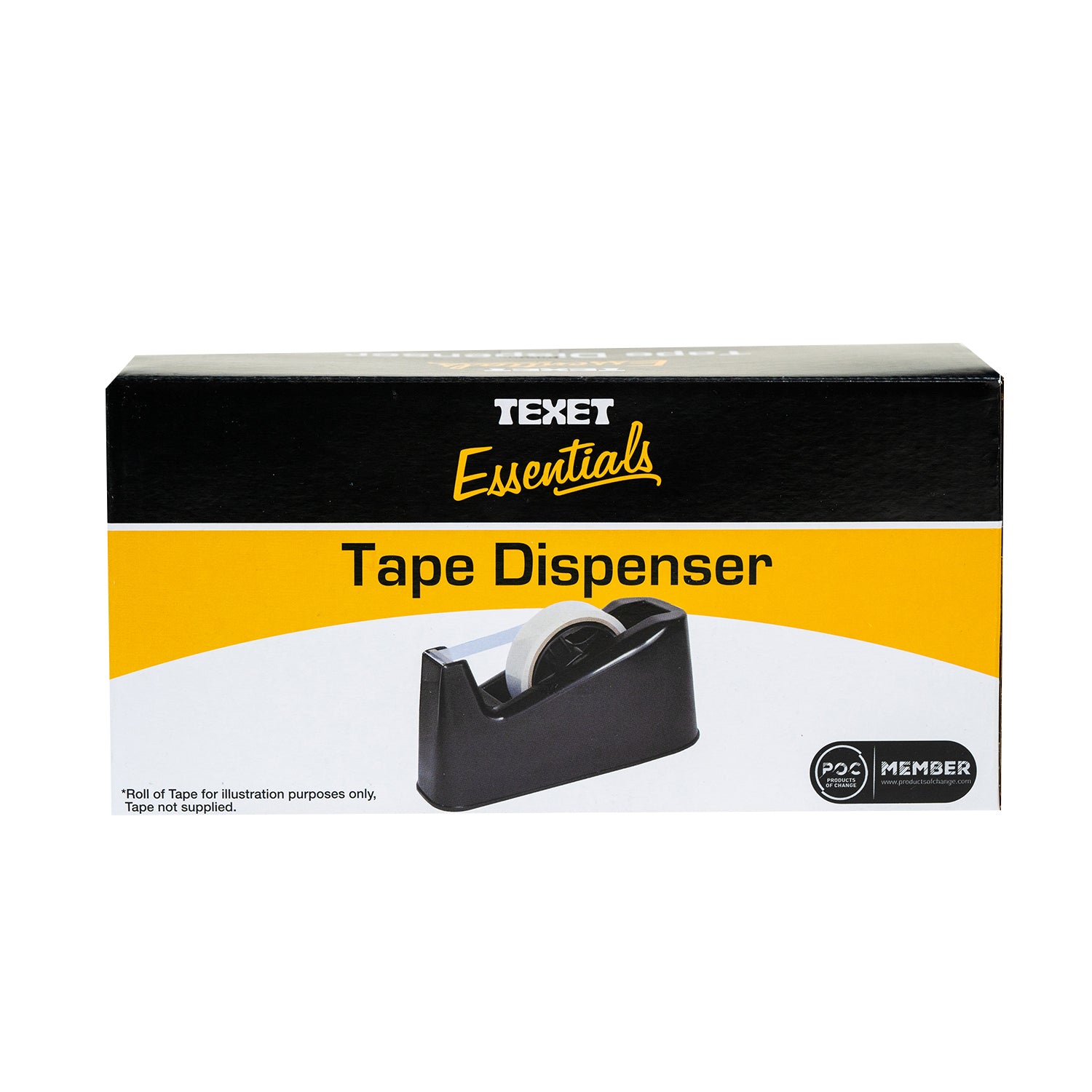 Tape Dispenser Black Heavy Duty