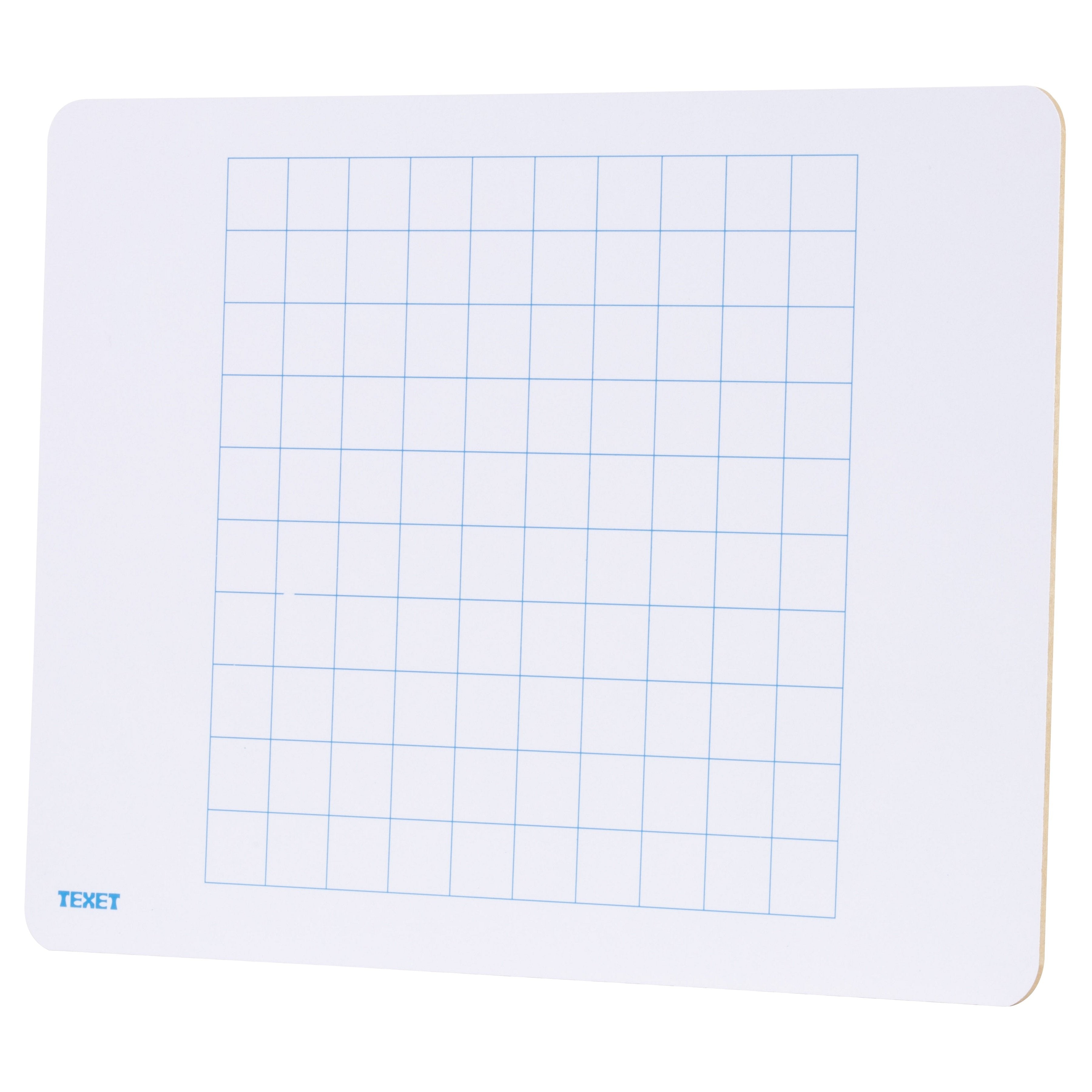 A4 Rigid Maths 100 Square Grid Whiteboard, Pack of 5