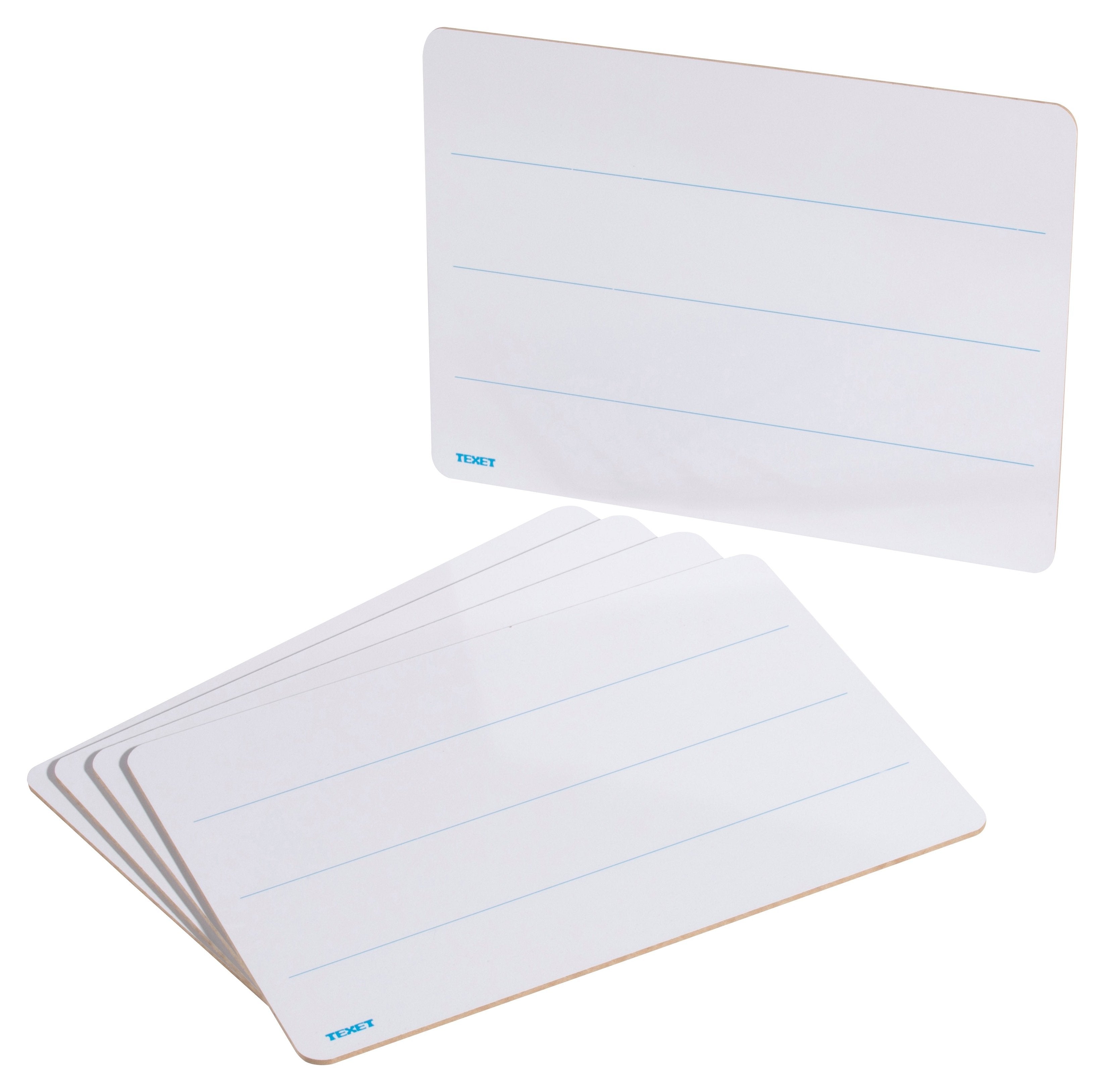 A4 Rigid 3 Line Whiteboard PK5