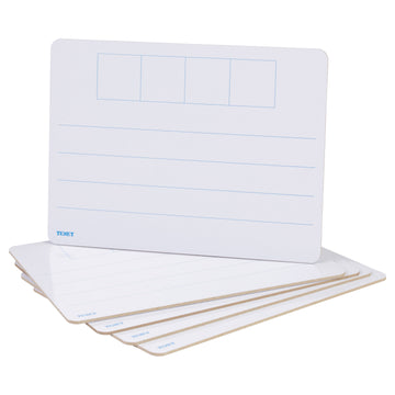 A4 Rigid Literacy Whiteboard, Pack of 5