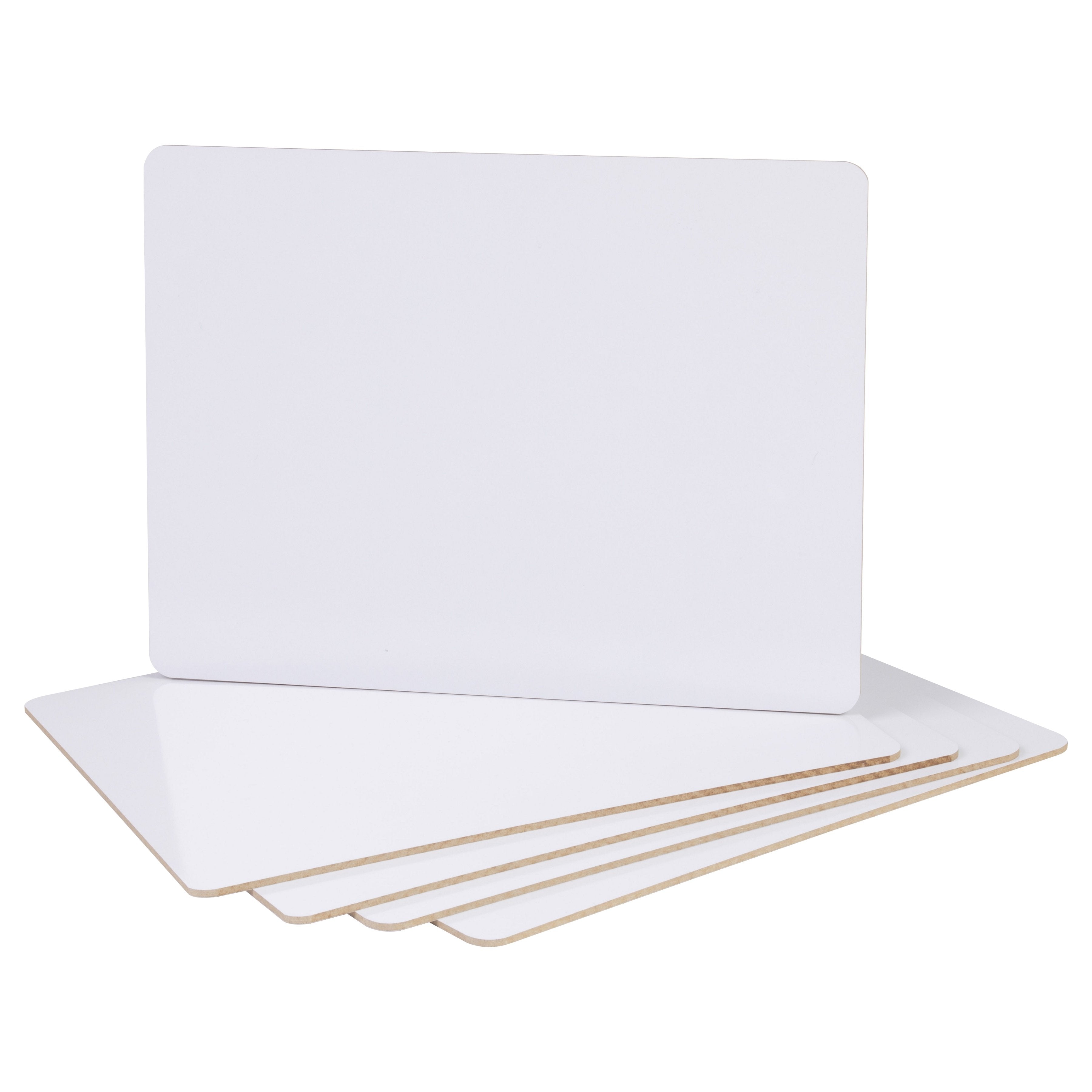 A4 Rigid Plain Whiteboard, Pack of 5
