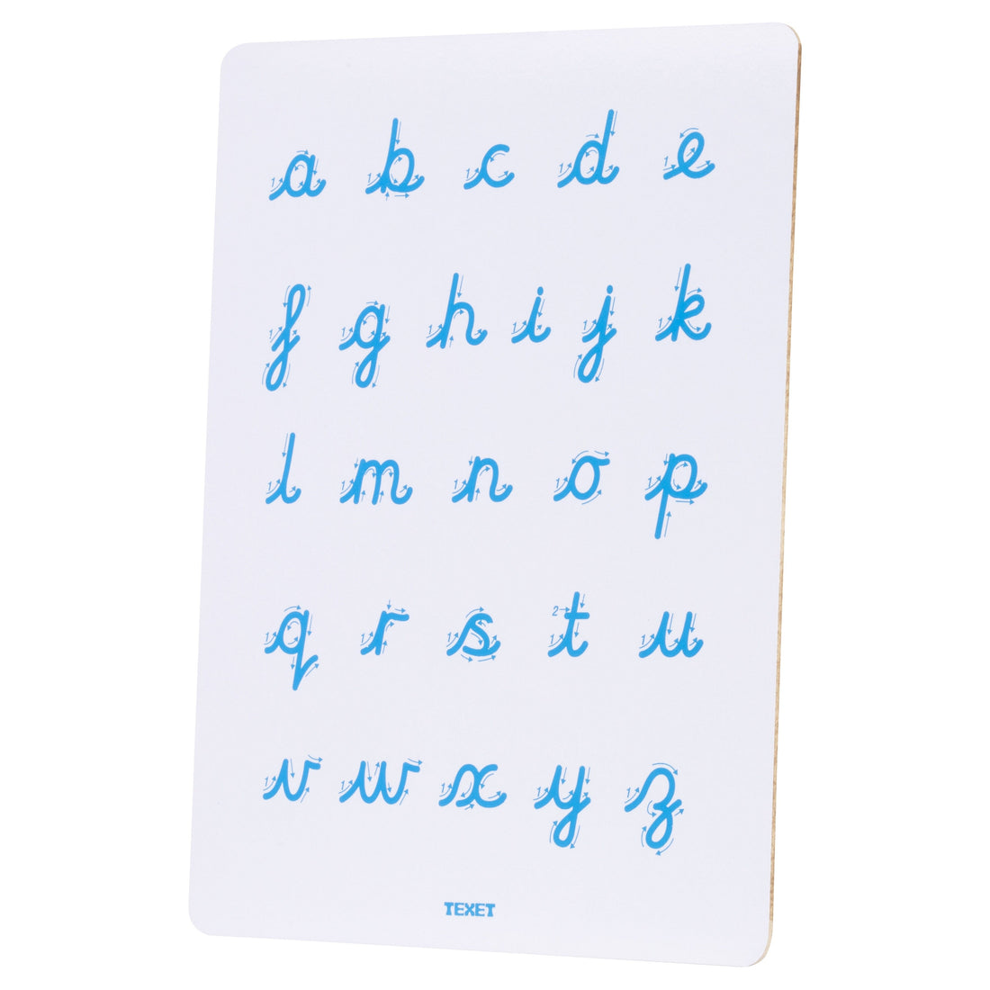 A4 Rigid Cursive Letter Formation Whiteboard, Pack of 5