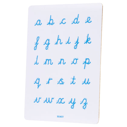 A4 Rigid Cursive Letter Formation Whiteboard, Pack of 5