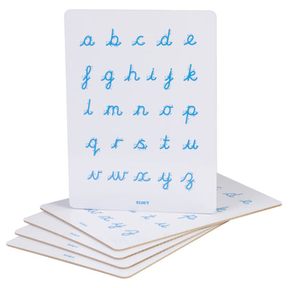 A4 Rigid Cursive Letter Formation Whiteboard PK5