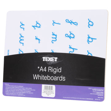 A4 Rigid Cursive Letter Formation Whiteboard, Pack of 5