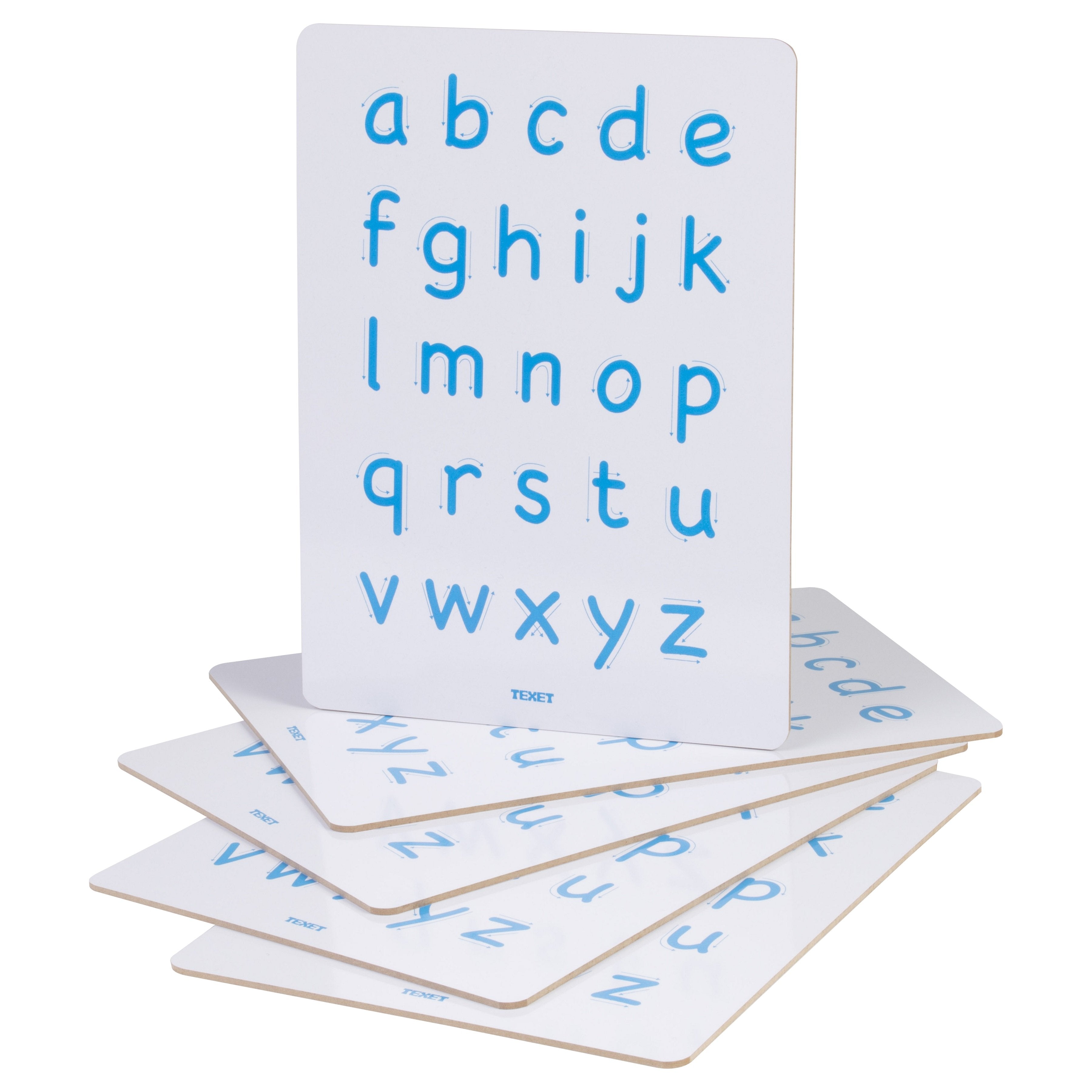 A4 Rigid Letter Formation Whiteboard, Pack of 5