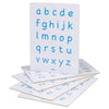 A4 Rigid Letter Formation Whiteboard PK5