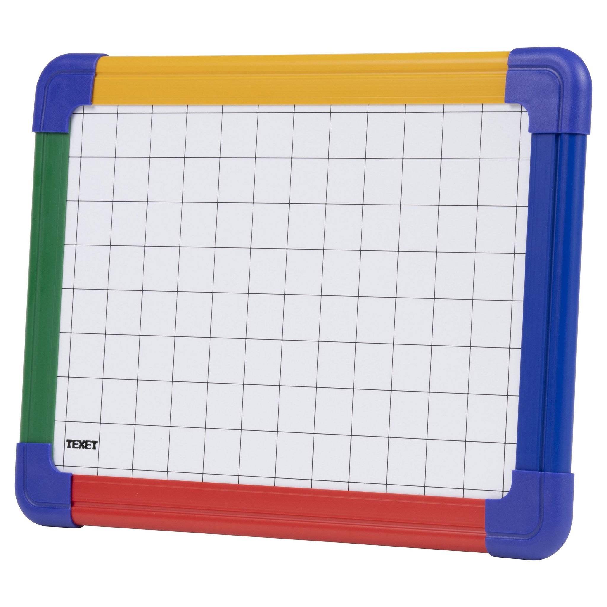 Single A4 Magnetic Grid Plain Whiteboard