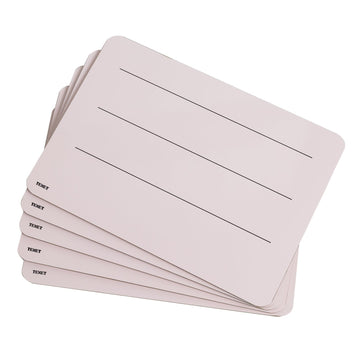 A4 Rigid 3 Line Double-Sided Lapboard Pink, Pack of 5