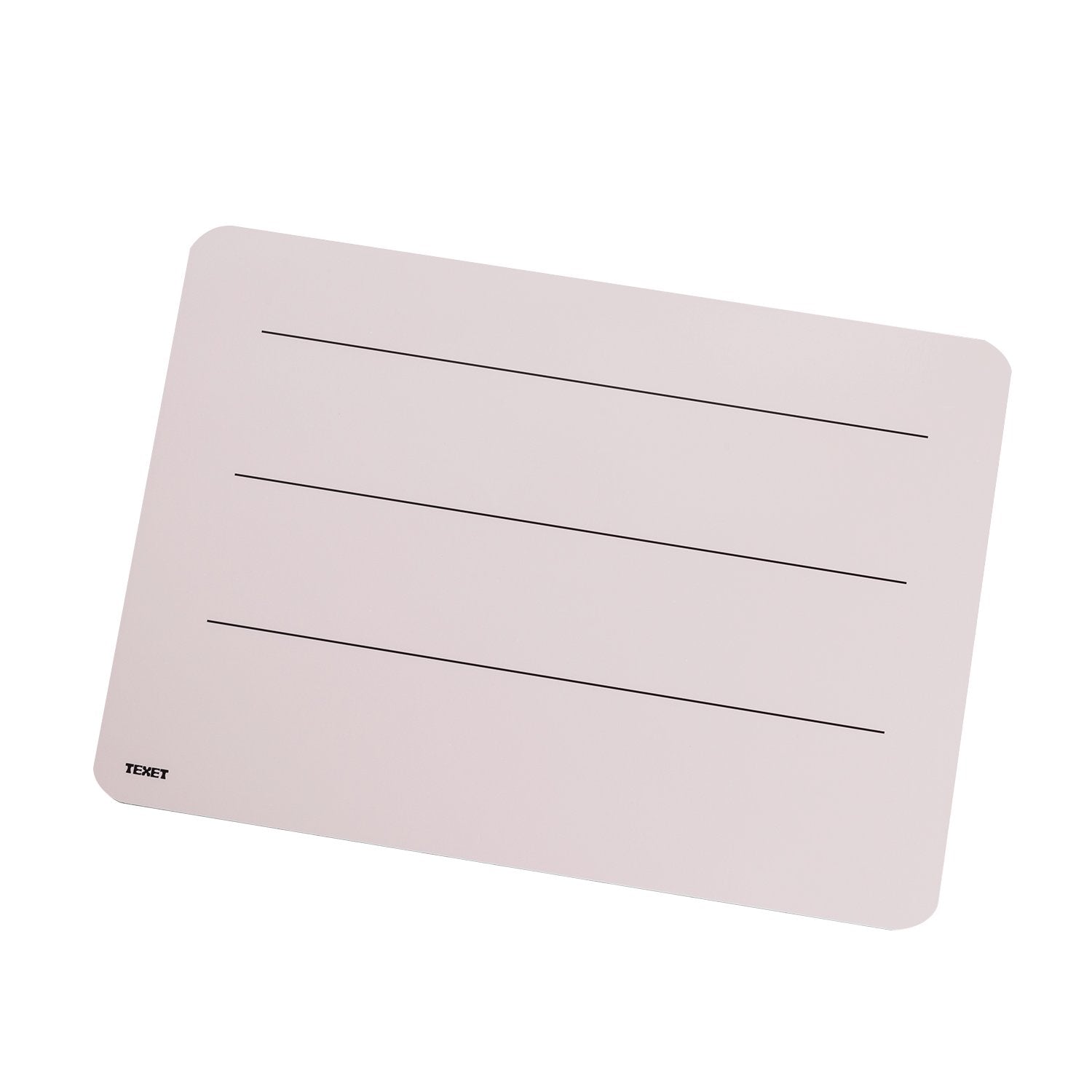 A4 Rigid 3 Line Double-Sided Lapboard Pink, Pack of 5