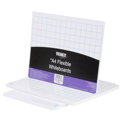 A4 Flexible Gridded Whiteboard PK 30